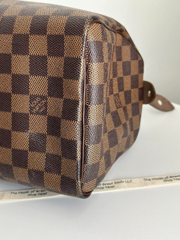 Louis Vuitton Speedy 25 Damier Ebene Satchel - Image 4