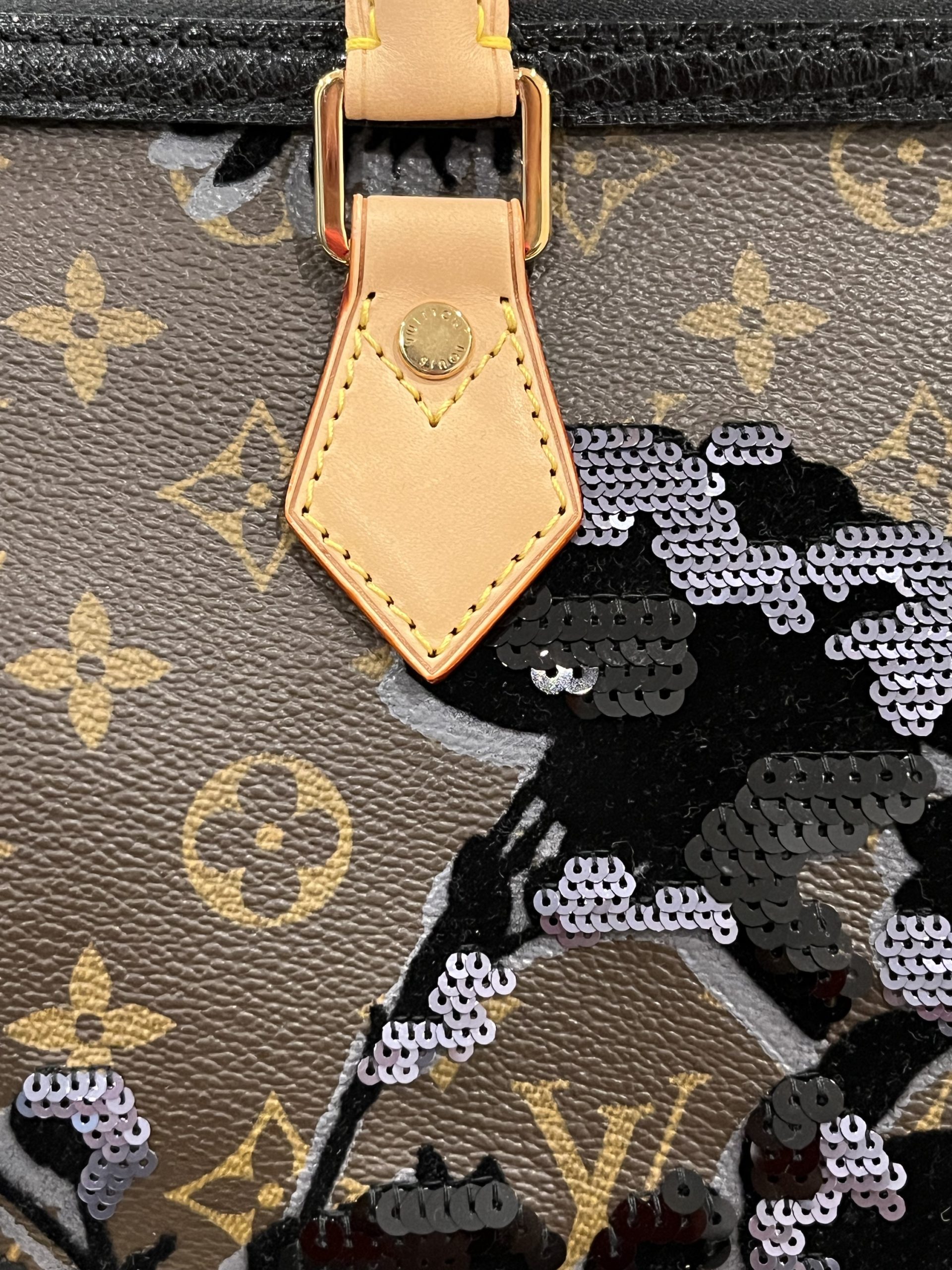 Louis Vuitton Fleur de Jais Speedy 30 Bag
