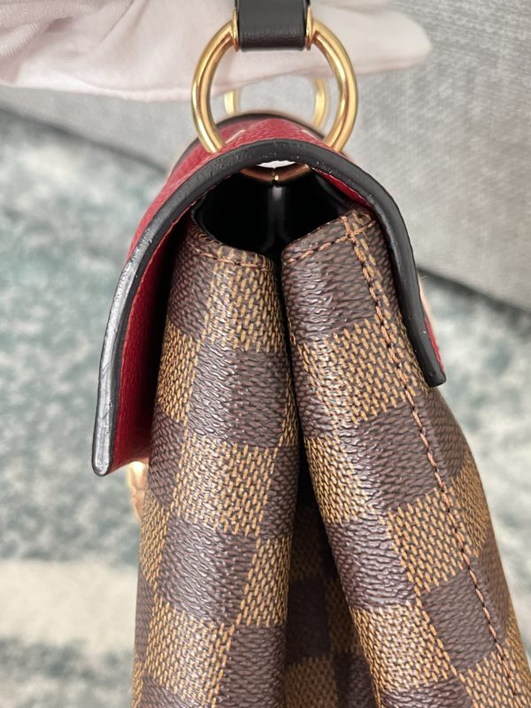 Louis Vuitton Clapton Scarlet Backpack Damier Ebene – The House Of