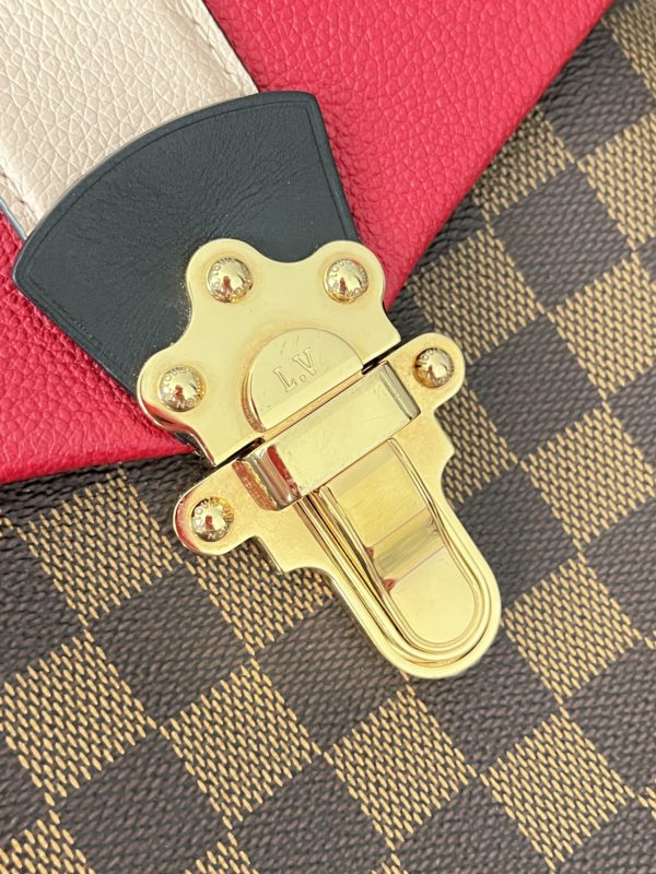 Louis Vuitton Clapton Scarlet Backpack Damier Ebene – The House Of