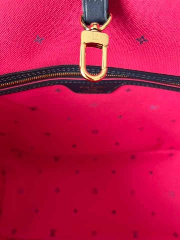 Louis Vuitton Monogram Giant Spring in The City Neverfull mm Midnight Fuchsia