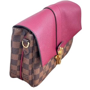 Pink Damier Ebene Clapton Crossbody