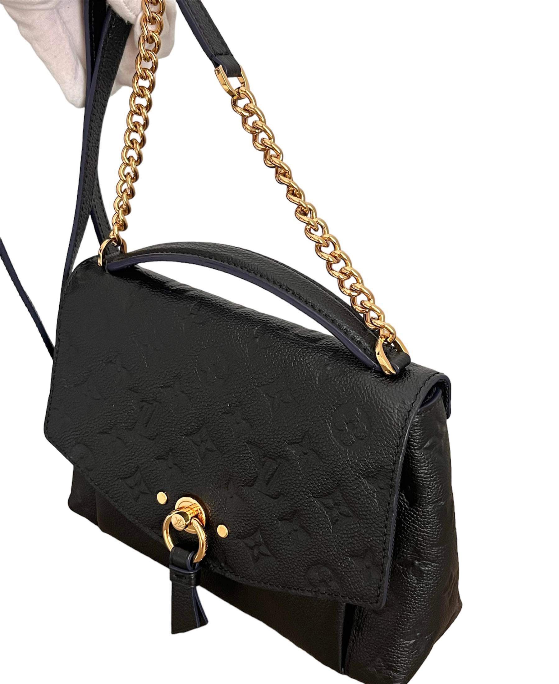 Louis Vuitton Monogram Empreinte Blanche BB - Black Handle Bags