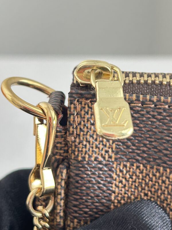 Louis Vuitton Bucket Pochette Damier Ebene - Image 3