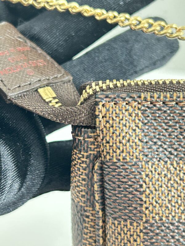 Louis Vuitton Bucket Pochette Damier Ebene - Image 5