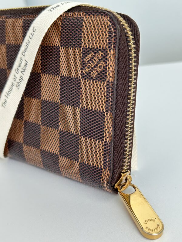 Louis Vuitton Zippy Long Wallet Damier Ebene - Image 13