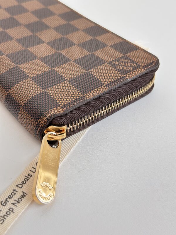 Louis Vuitton Zippy Long Wallet Damier Ebene - Image 14