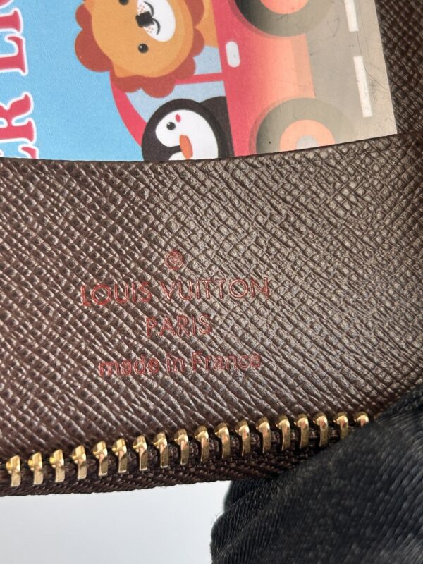 Louis Vuitton Compact Zippy Wallet Damier Ebene - Image 9