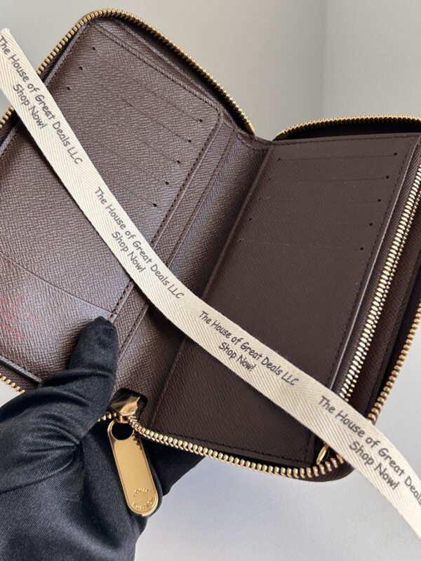Louis Vuitton Compact Zippy Wallet Damier Ebene - Image 3