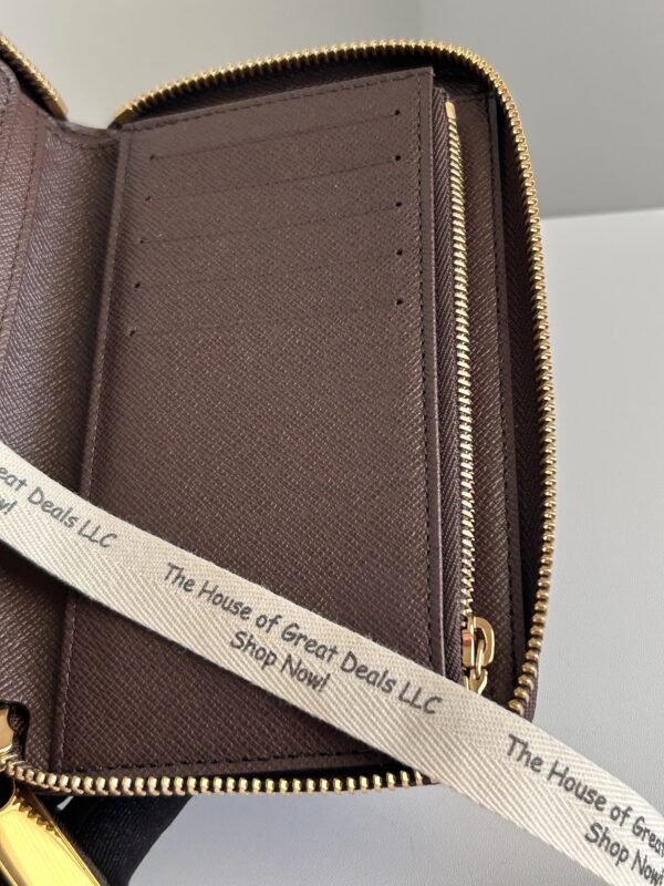Louis Vuitton Compact Zippy Wallet Damier Ebene - Image 5