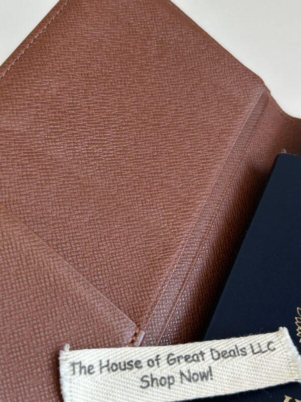 Louis Vuitton Long Checkbook- Passport Wallet Monogram - Image 3