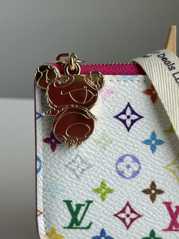 Louis Vuitton Romy Card Holder Wallet Takahasi Murakami Kawaii Pink - Image 3