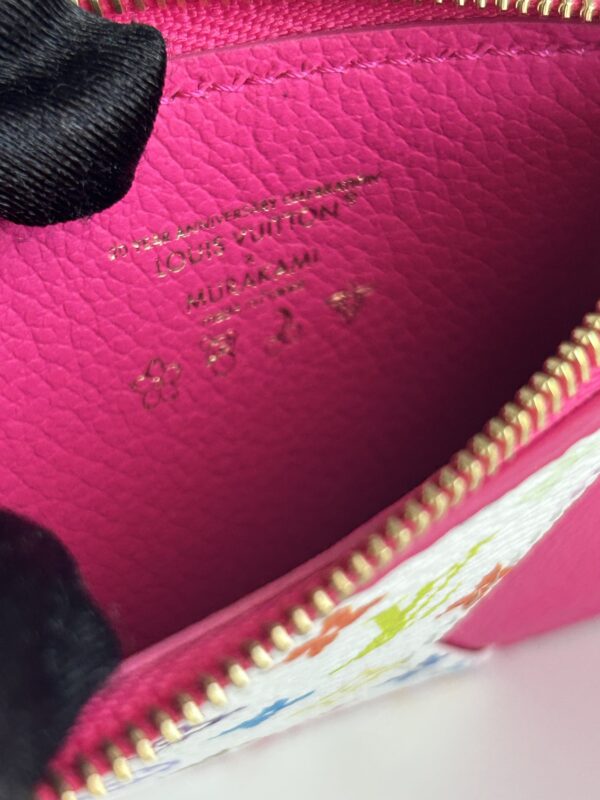 Louis Vuitton Romy Card Holder Wallet Takahasi Murakami Kawaii Pink - Image 10