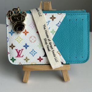 Louis Vuitton Romy Card Holder Wallet Takahashi Murakami Kabira Blue