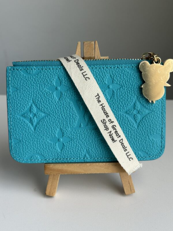 Louis Vuitton Romy Card Holder Wallet Takahashi Murakami Kabira Blue - Image 2