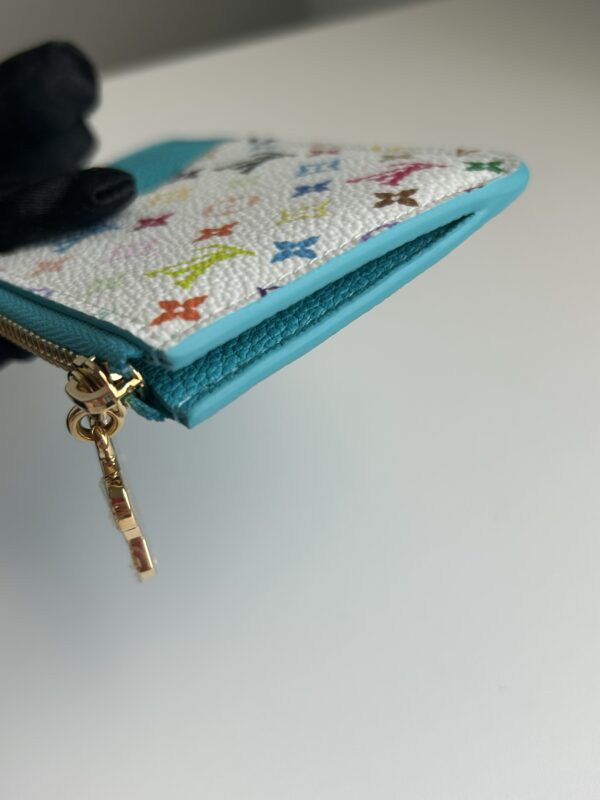 Louis Vuitton Romy Card Holder Wallet Takahashi Murakami Kabira Blue - Image 7