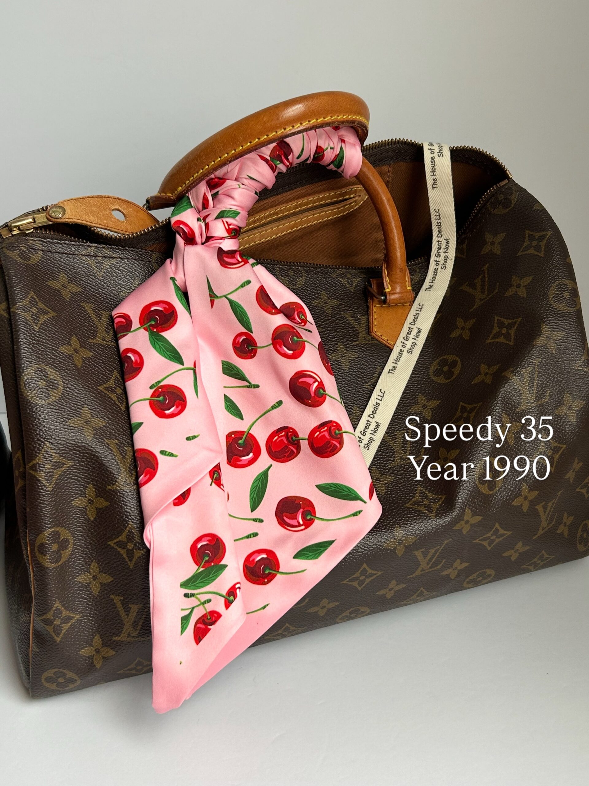 Louis Vuitton Speedy 35 Monogram -1990