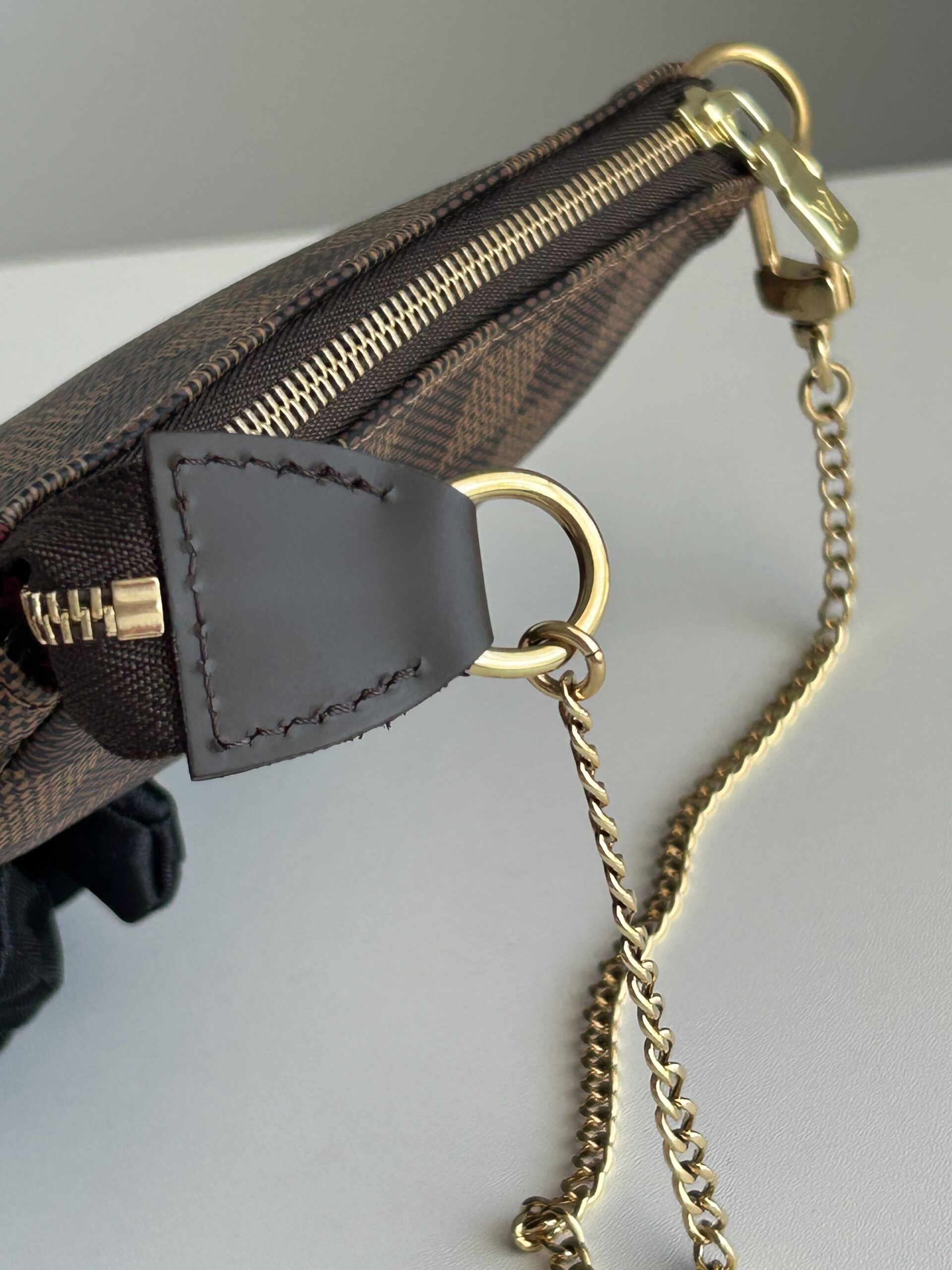Louis Vuitton Mini Pochette Ebene - Image 9