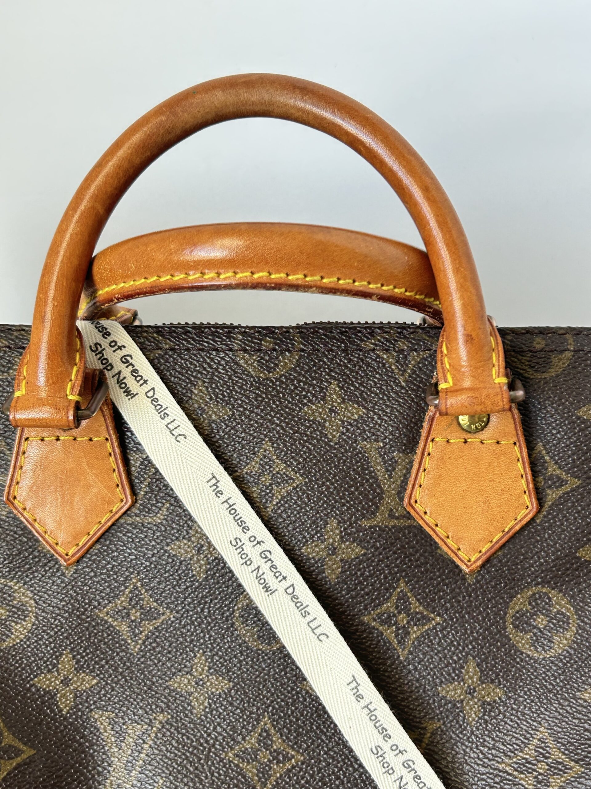 Louis Vuitton Speedy 35 Monogram -1990 - Image 9