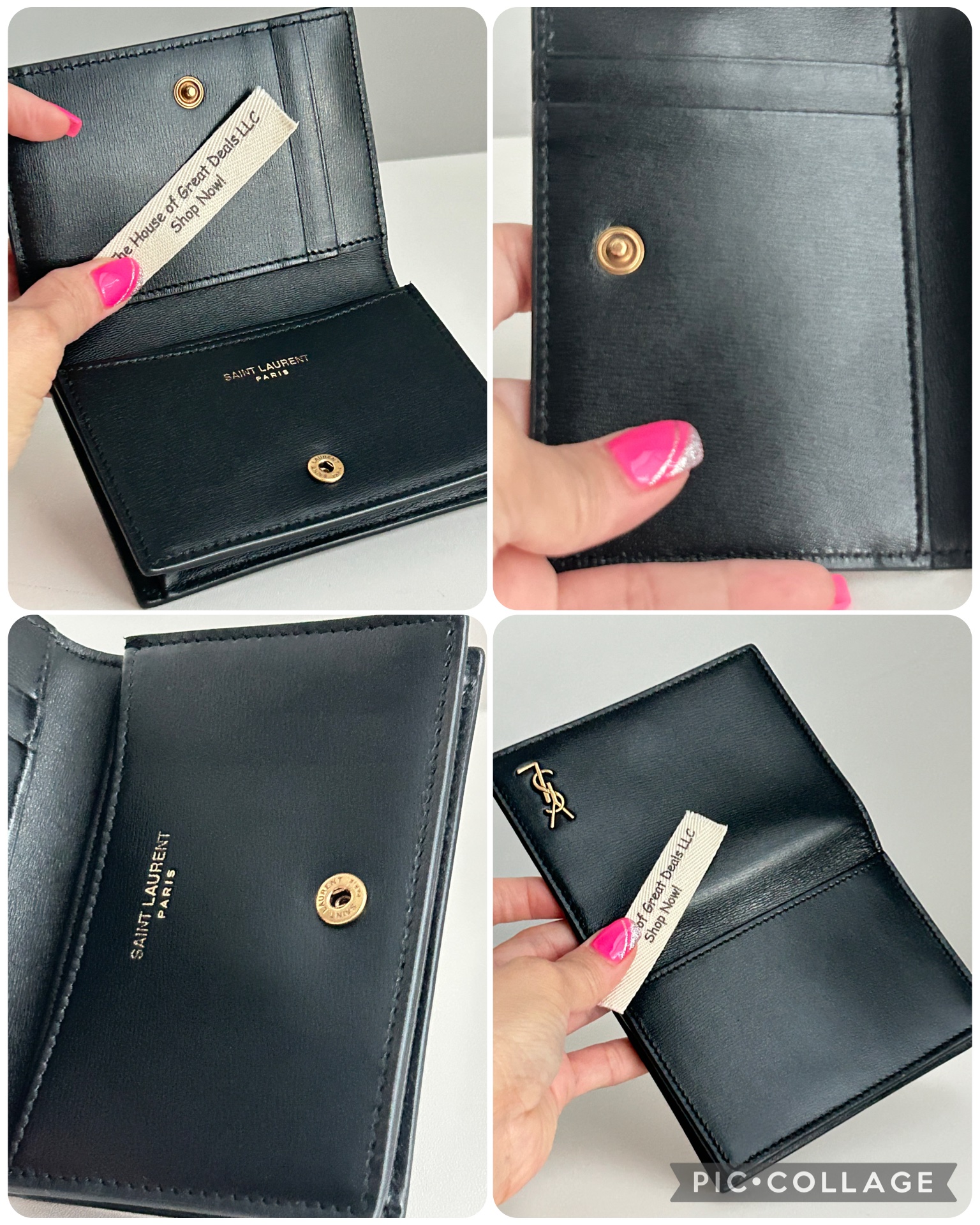 YSL Cassandre Flap Card Wallet - Image 5