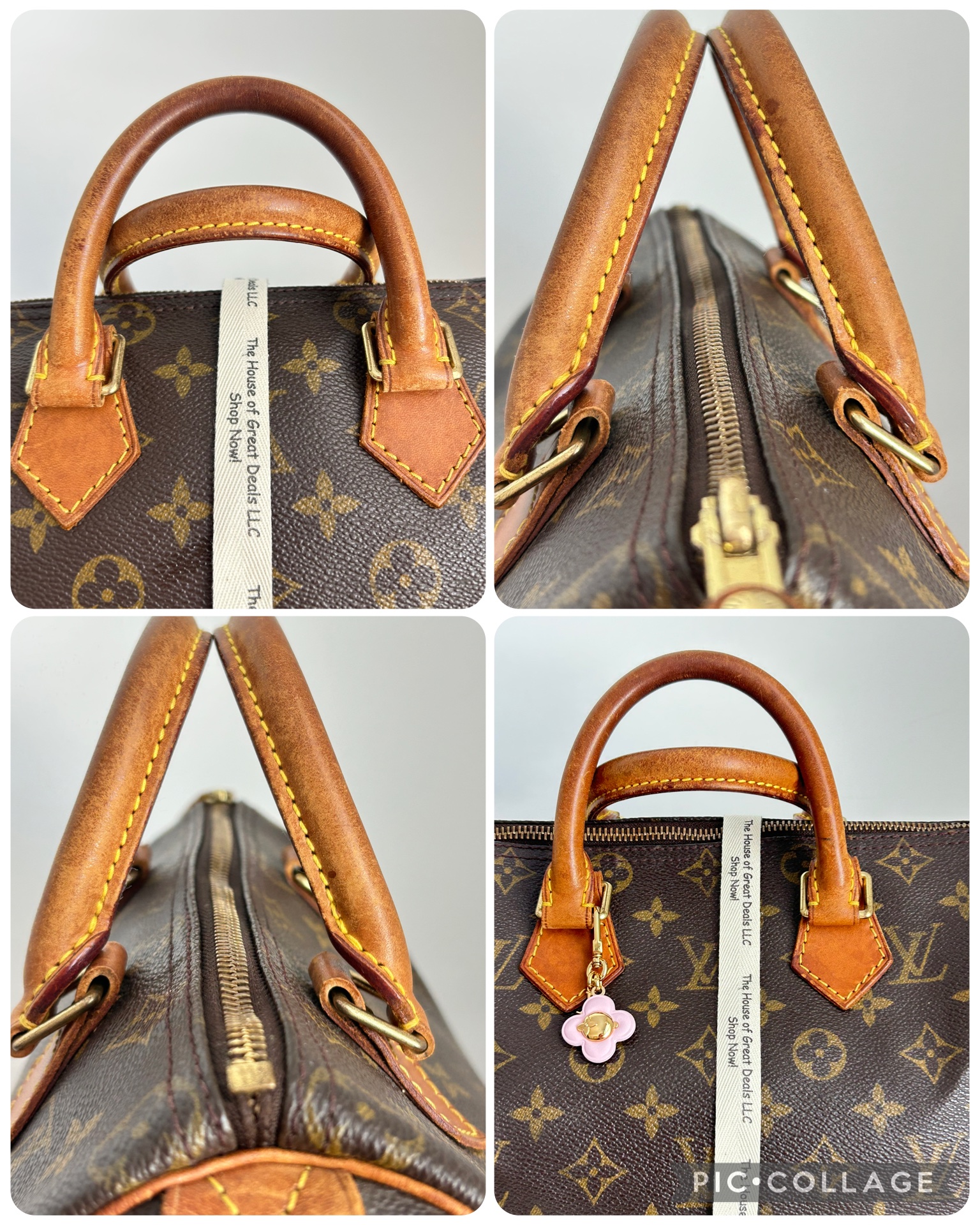 Louis Vuitton Speedy 25 Monogram Made- 1998 - Bag Charm NOT included - Image 4
