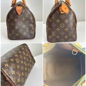 Louis Vuitton Speedy 25 Monogram Made- 1998 - Bag Charm NOT included - Image 5