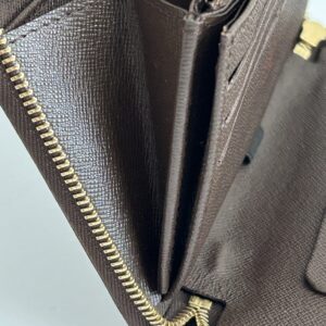 Louis Vuitton Zippy Travel Organizer Wallet DAMIER EBENE - Image 8