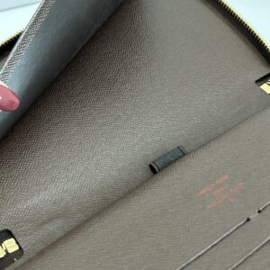 Louis Vuitton Zippy Travel Organizer Wallet DAMIER EBENE - Image 15