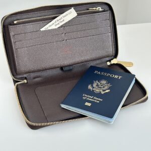 Alternative view of Louis Vuitton Zippy Passport Organizer Wallet Ebene