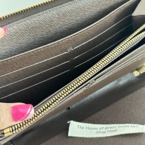 Louis Vuitton Zippy Travel Organizer Wallet DAMIER EBENE - Image 12