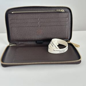Louis Vuitton Zippy Travel Organizer Wallet DAMIER EBENE
