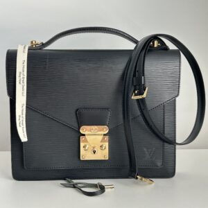 Louis Vuitton Monceau 28 Epi Leather Black