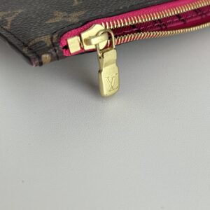 Louis Vuitton Neverfull Wristlet Pochette FUSCHIA Pink - Image 8