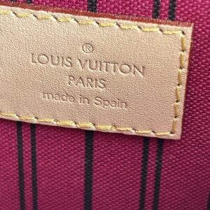 Louis Vuitton Neverfull Wristlet Pochette FUSCHIA Pink - Image 5