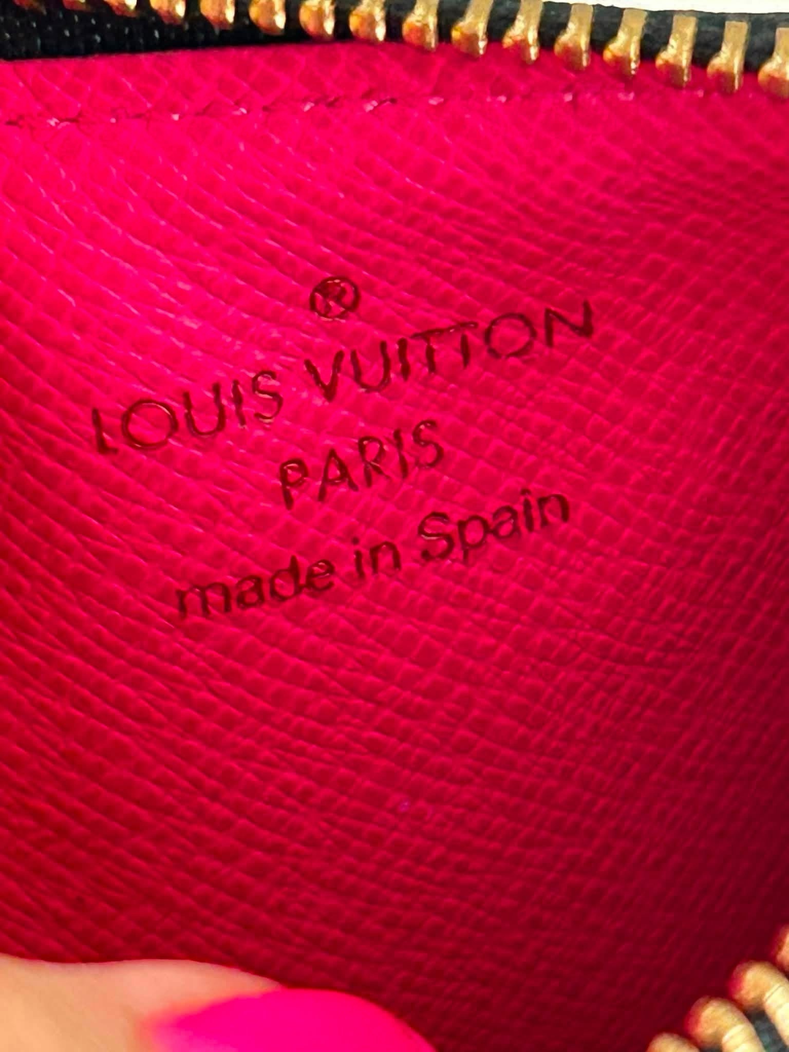 Louis Vuitton Key Cles Pouch Multicolor Black - Image 2