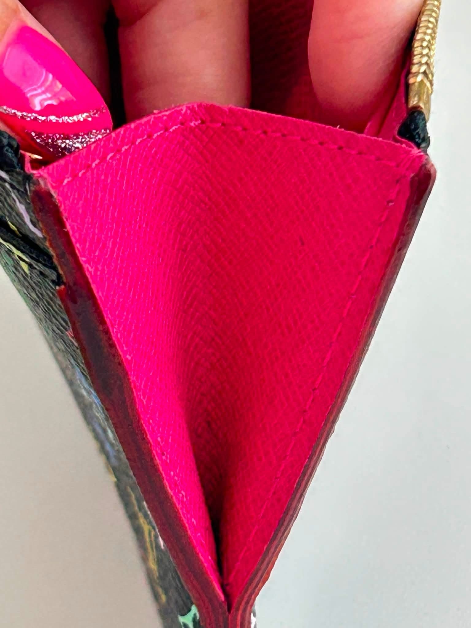Louis Vuitton Key Cles Pouch Multicolor Black - Image 12