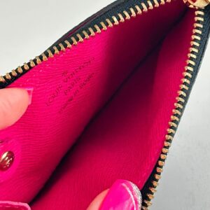 Louis Vuitton Key Cles Pouch Multicolor Black - Image 4
