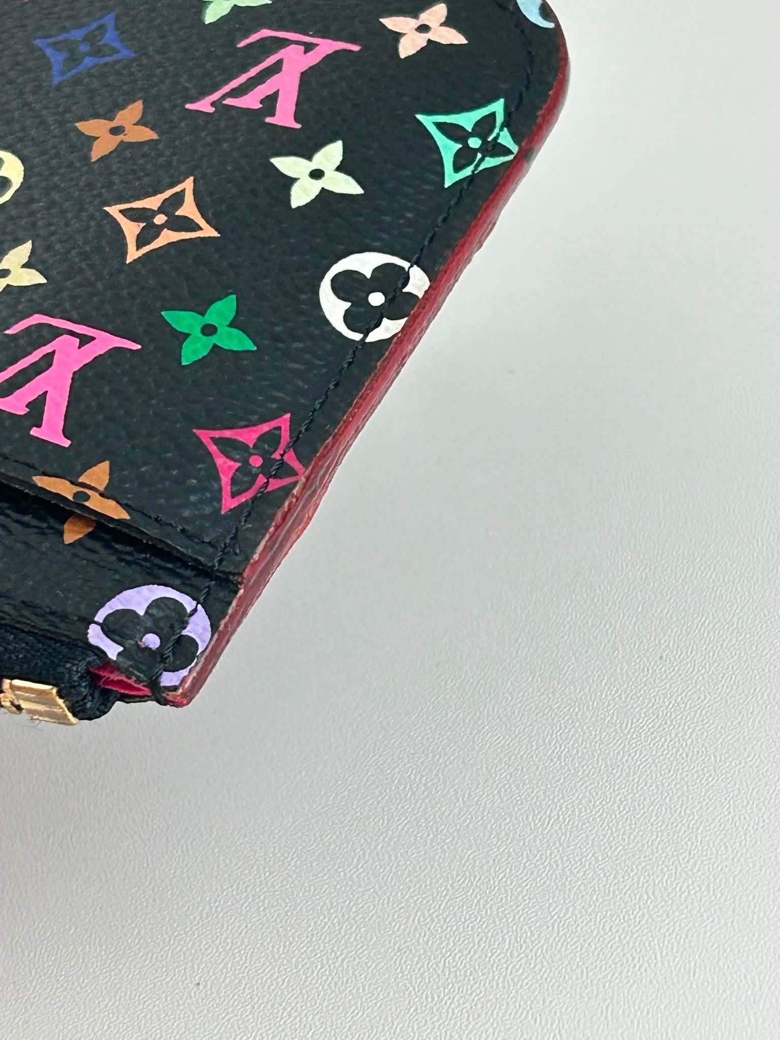 Louis Vuitton Key Cles Pouch Multicolor Black - Image 5