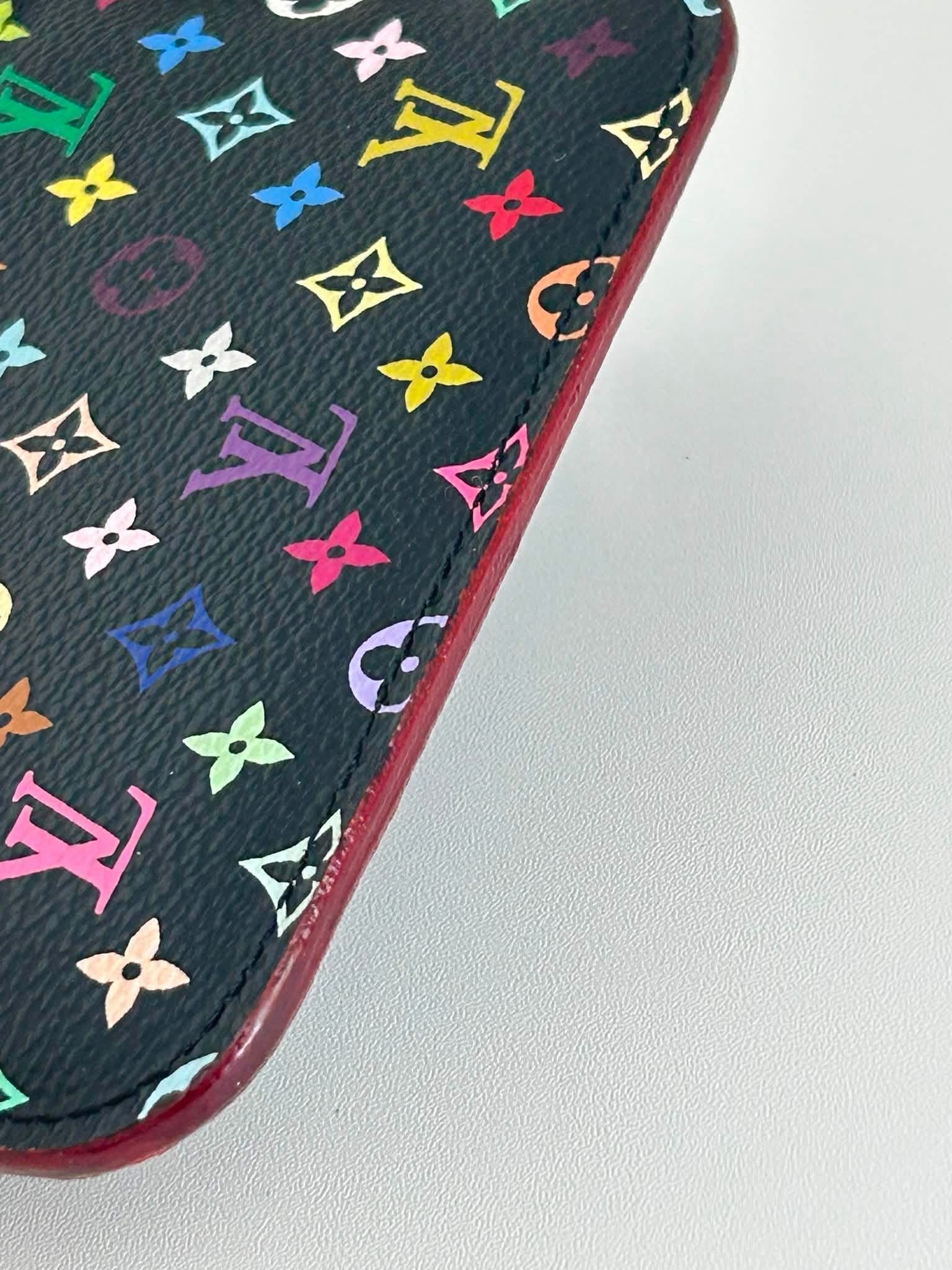 Louis Vuitton Key Cles Pouch Multicolor Black - Image 6